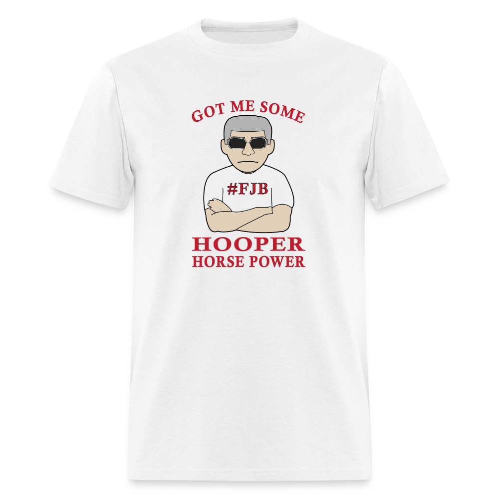 BASIC Hooper Horsepower Men's T-Shirt - white