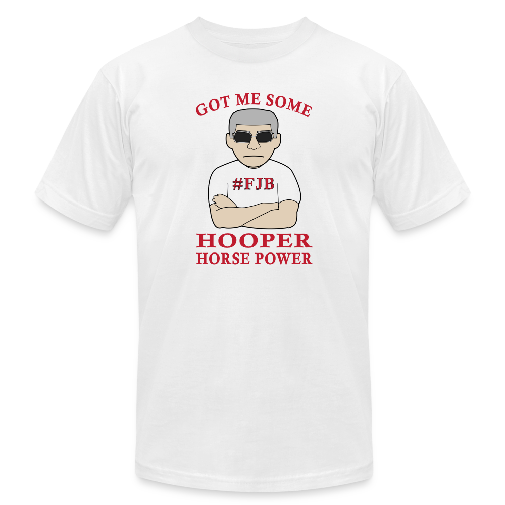 PREMIUM Hooper Horsepower Men's T-Shirt - white