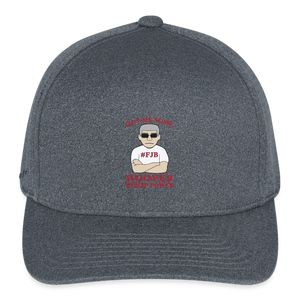 Flexfit Fitted Melange Baseball Cap - dark heather gray