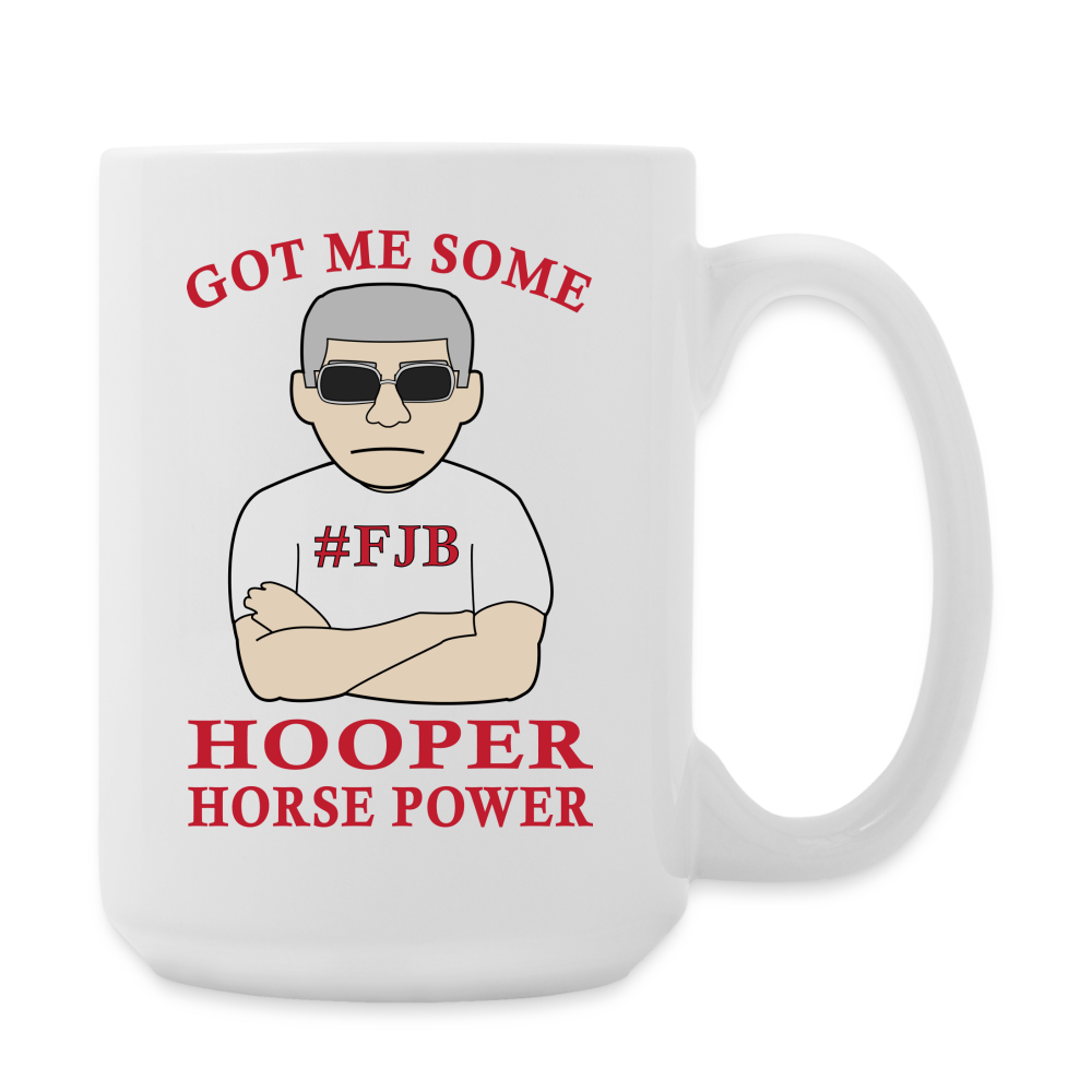 Hooper Horsepower Coffee/Tea Mug 15 oz - white