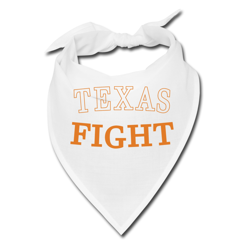 Texas Fight Bandana - white