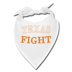 Texas Fight Bandana - white