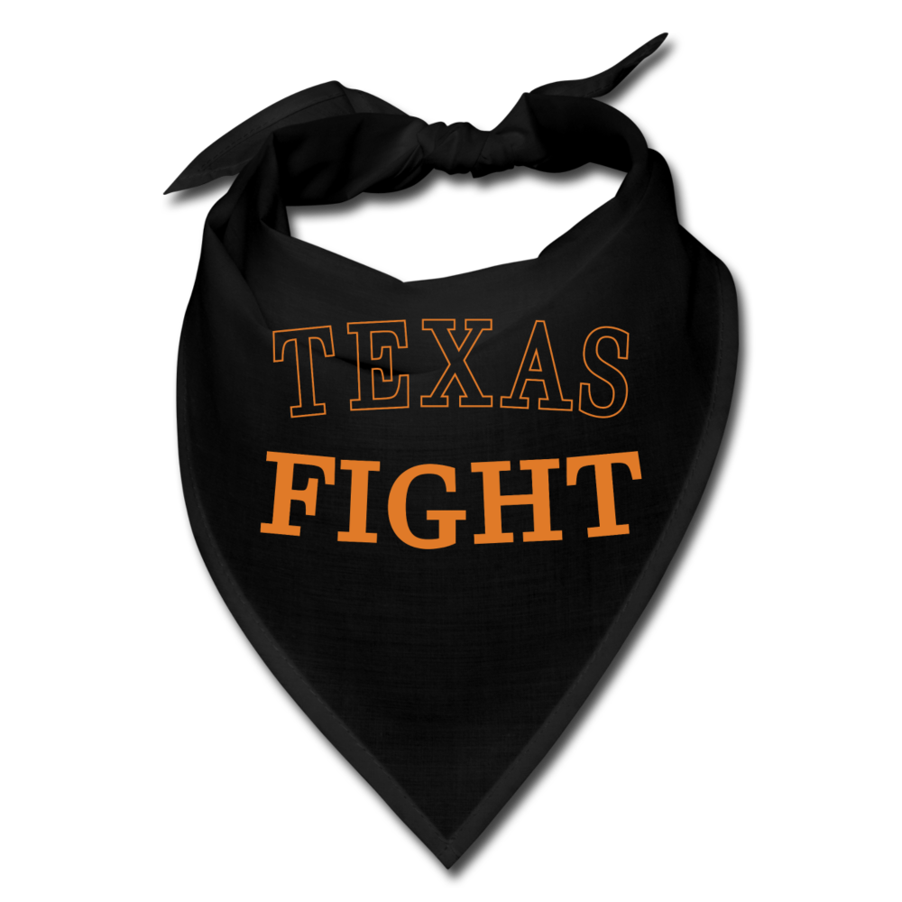 Texas Fight Bandana - black