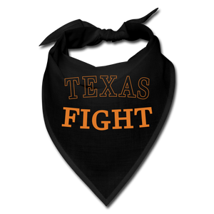 Texas Fight Bandana - black