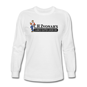 Znonar's Crafted Cure Men's Long Sleeve T-Shirt - white