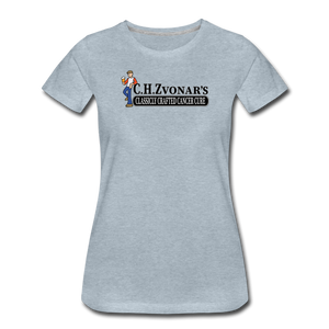 Zvonar's Crafted Cure Women’s Premium T-Shirt - heather ice blue