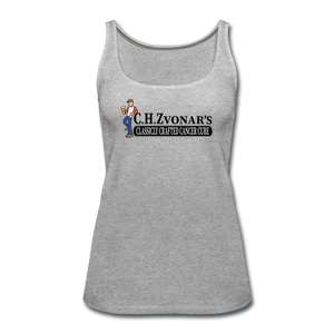 Zvonar's Crafted Cure Women’s Premium Tank Top - heather gray