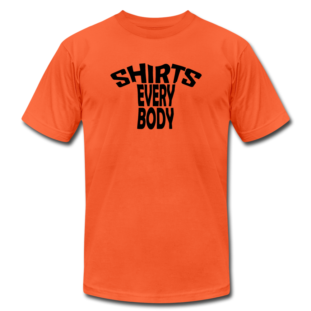 SHIRTS EVERYBODY Tee - Unisex Jersey T-Shirt by Bella + Canvas - orange