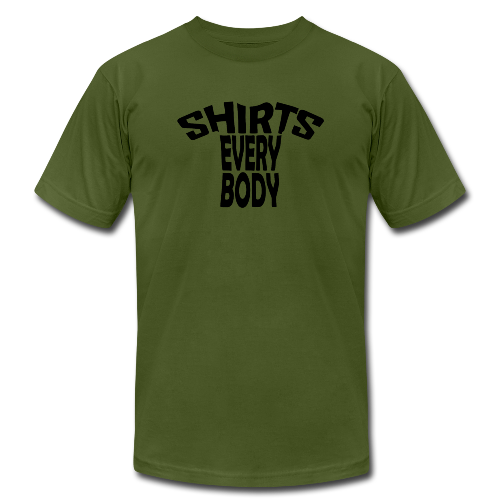 SHIRTS EVERYBODY Tee - Unisex Jersey T-Shirt by Bella + Canvas - olive