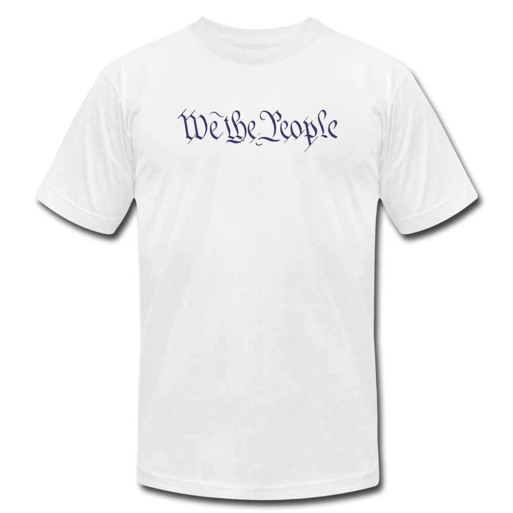 We The People / Joe Rider Real Estate Unisex Jersey T-Shirt by Bella + Canvas - white