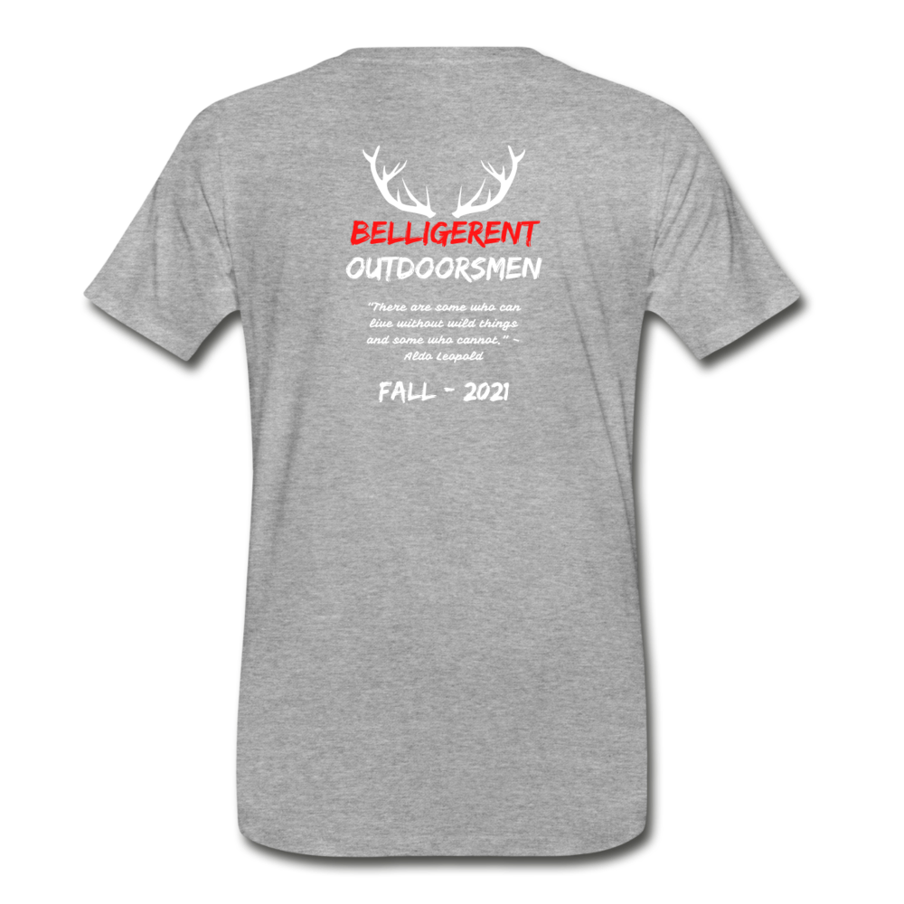 Belligerent Men's Premium T-Shirt - heather gray