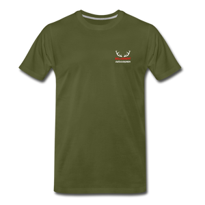 Belligerent Men's Premium T-Shirt - olive green