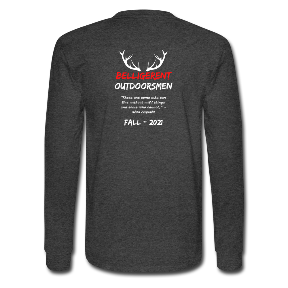 Belligerent Men's Long Sleeve T-Shirt - heather black