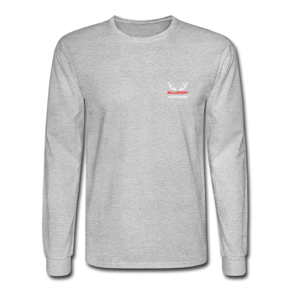 Belligerent Men's Long Sleeve T-Shirt - heather gray