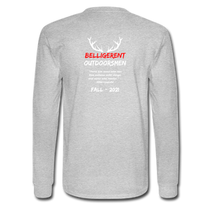 Belligerent Men's Long Sleeve T-Shirt - heather gray