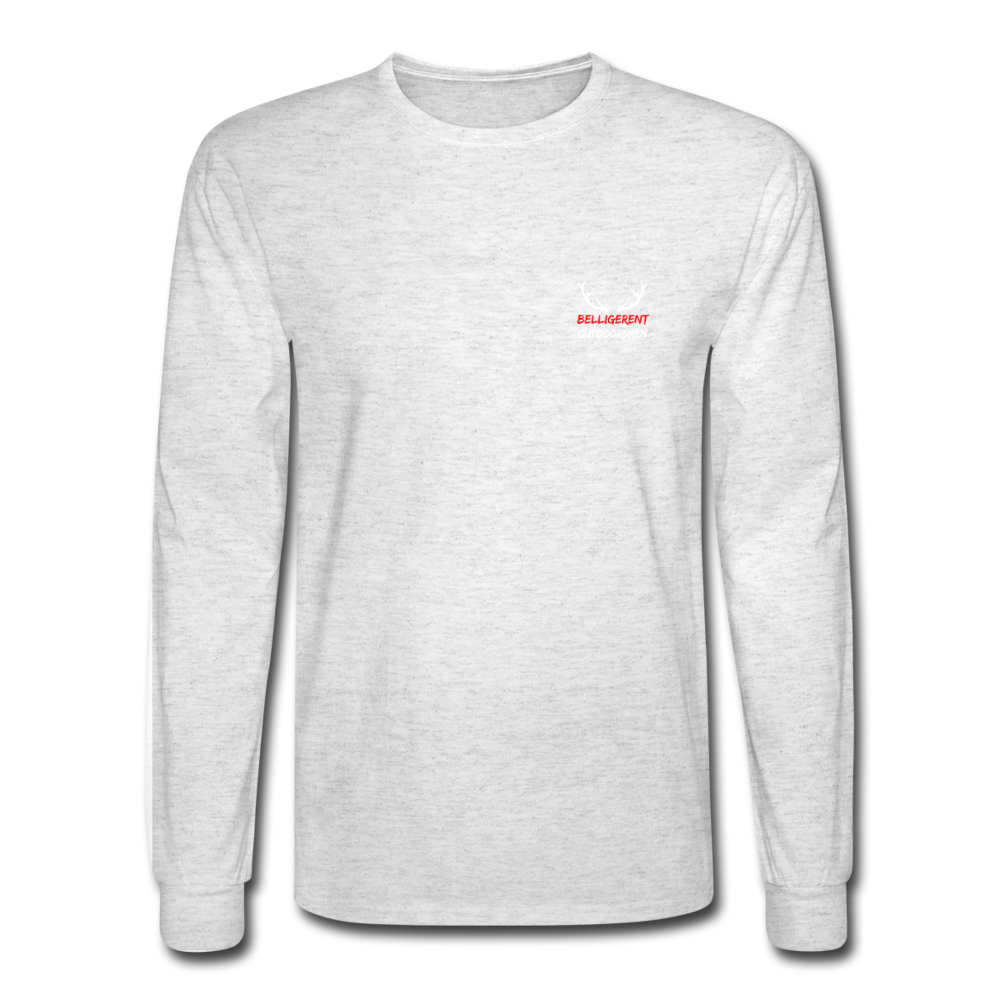 Belligerent Men's Long Sleeve T-Shirt - light heather gray