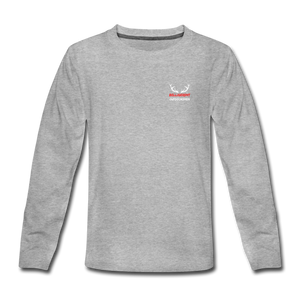 Belligerent Kids' Premium Long Sleeve T-Shirt - heather gray